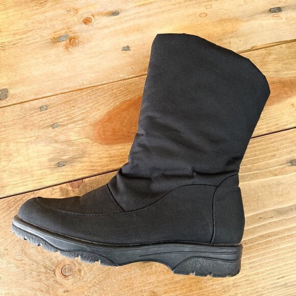Toe Warmers On-The-Go Black Mid‎ Calf Winter Boots 8N - Picture 4 of 7
